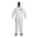 HOODED DISPOSABLE COVERALLS, PE, ELASTIC CUFF, BOOT FLAPS, SERGED, 3XL, 25 PK