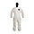 HOODED DISPOSABLE COVERALLS, PE, ELASTIC CUFFS/ANKLES, SERGED SEAM, WHITE, 2XL, 25 PK