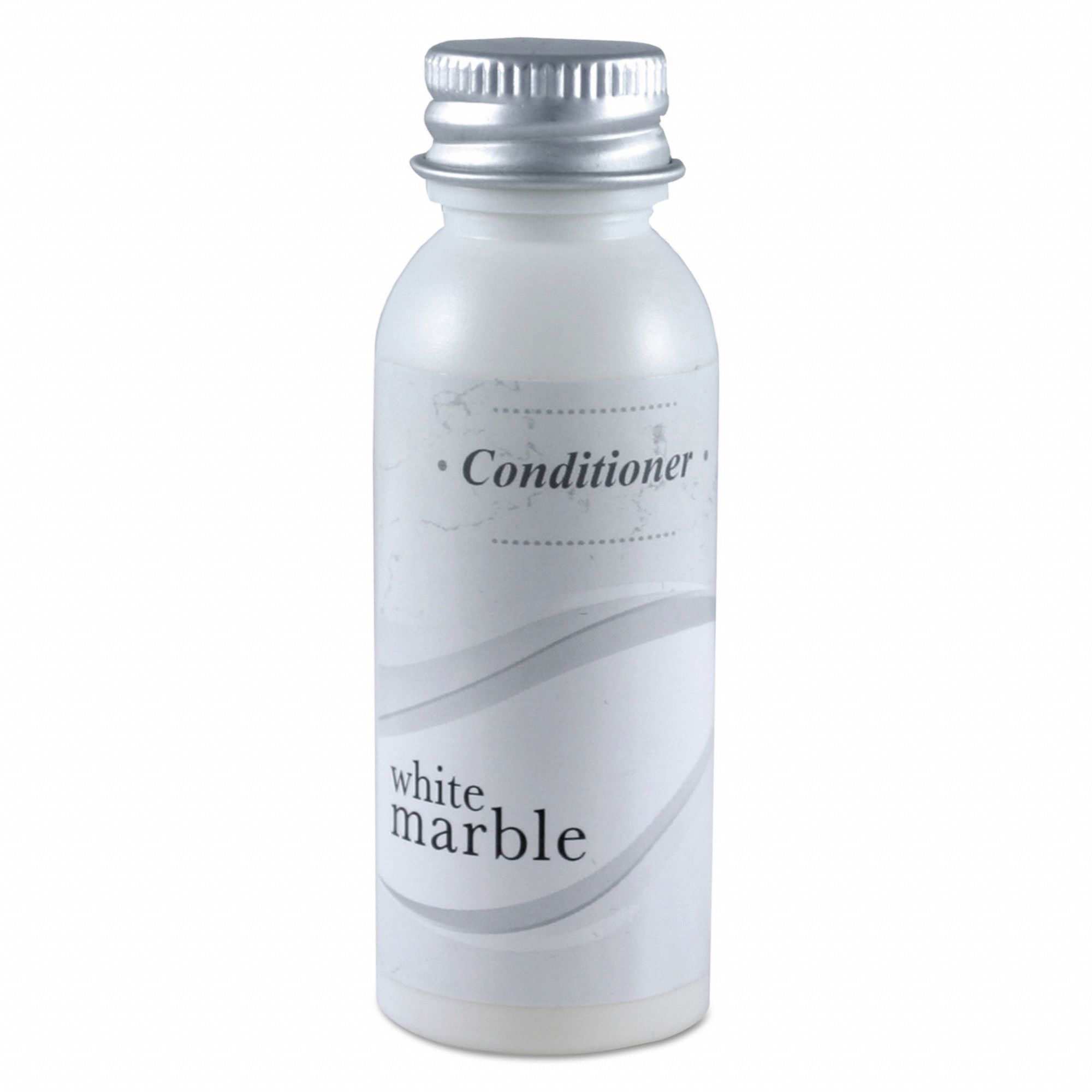 Hair Conditioner: Squeeze Bottle, 0.75 oz Size, Clean, White Marble, 288 PK