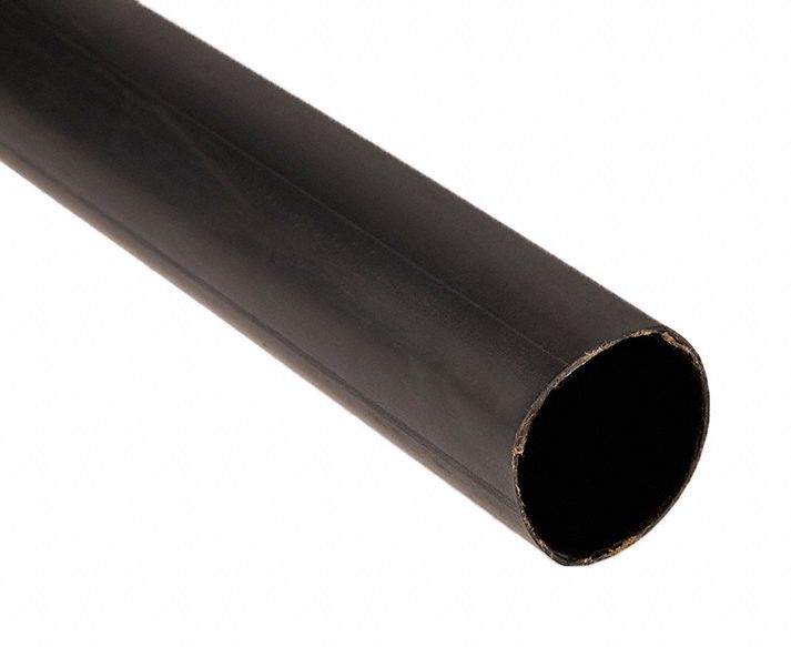 Heat Shrink Tubing: 0.13 in I.D. Before Shrinking, 0.02 in I.D. After Shrinking, 6 in Lg, 100 PK