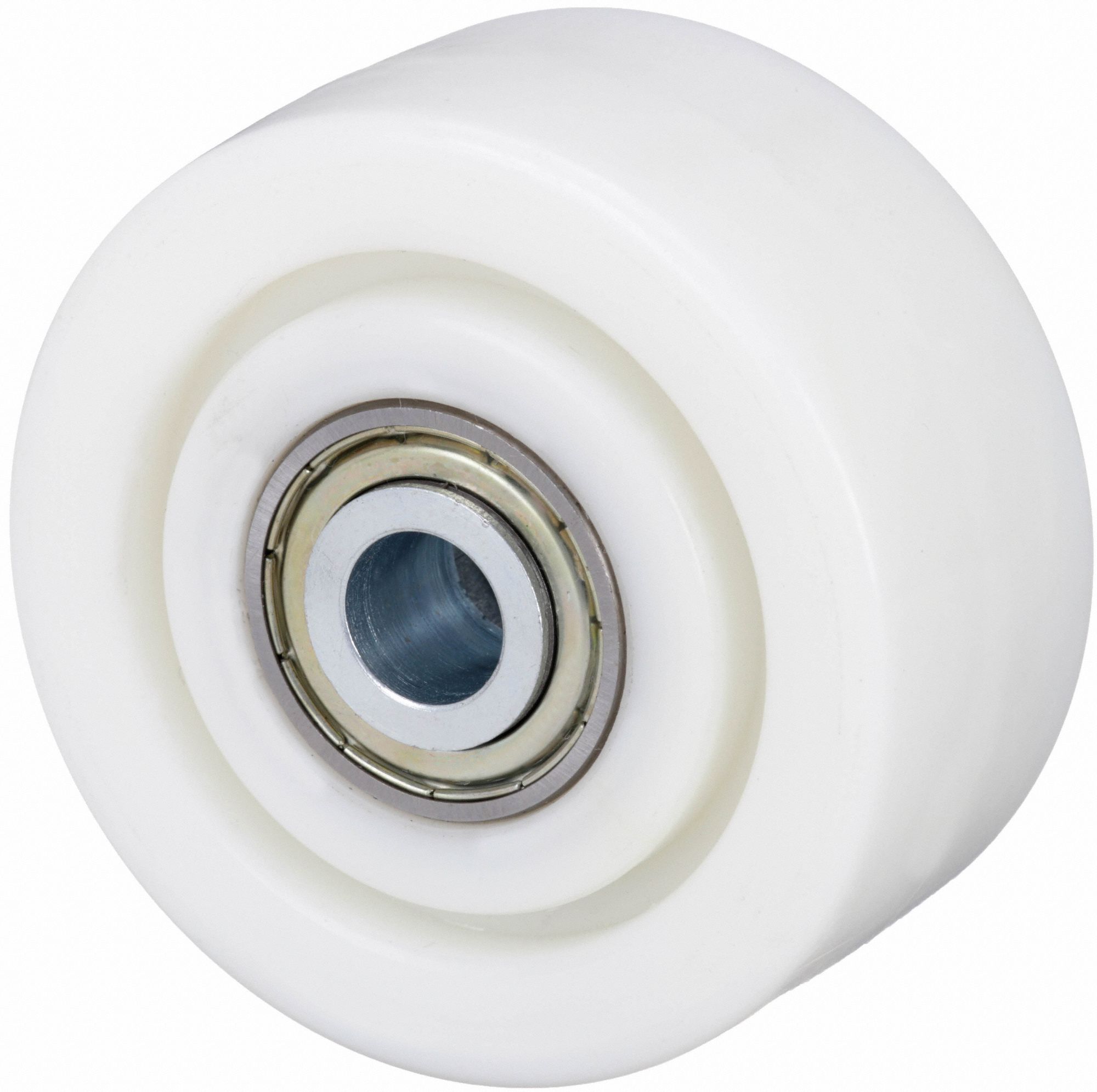 Caster Wheel: 3 in Wheel Dia., 1 1/4 in Wheel Wd, Nylon, 660 lb Load Rating, Std