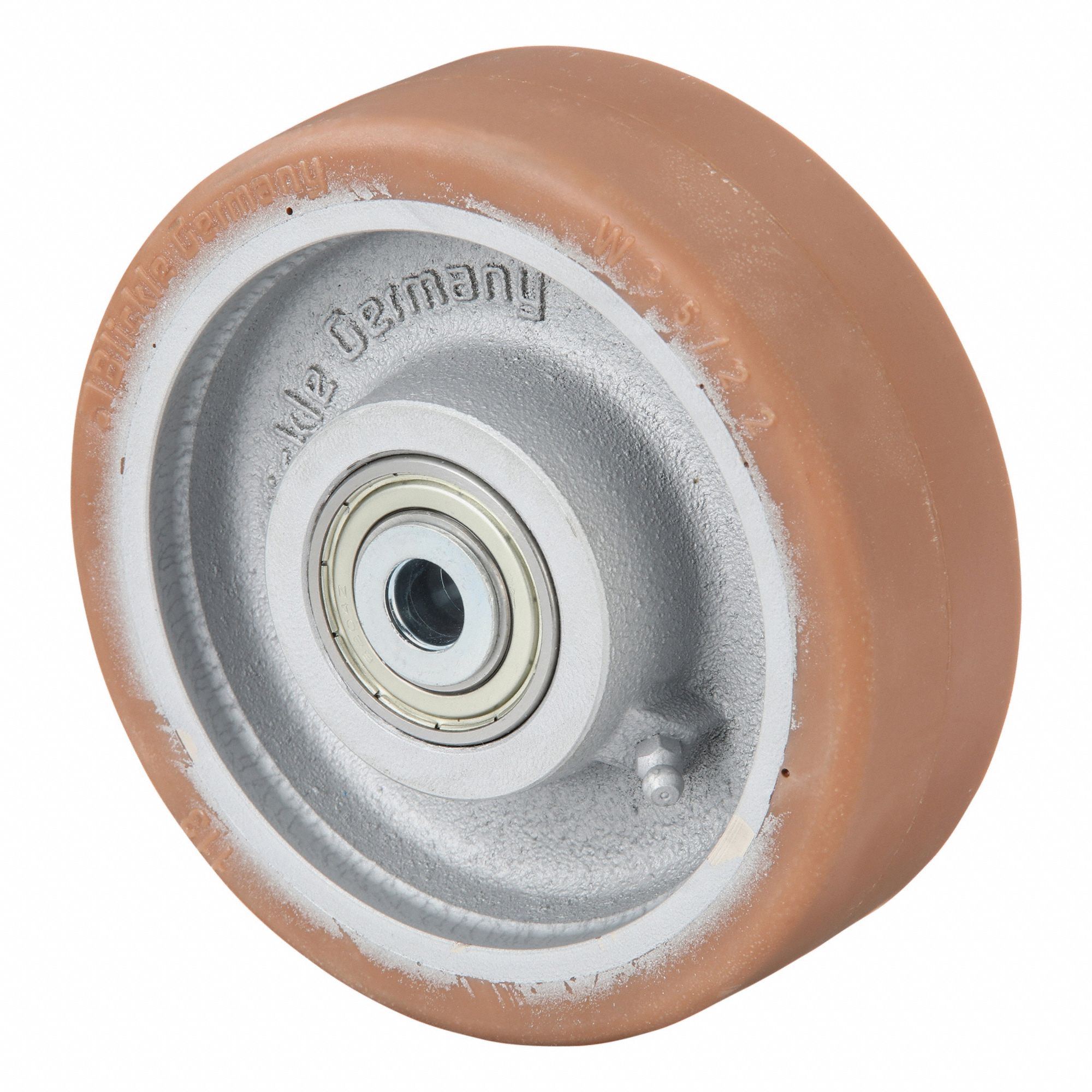 Caster Wheel: 5 7/8 in Wheel Dia., 2 in Wheel Wd, Polyurethane, 1, 650 lb Load Rating