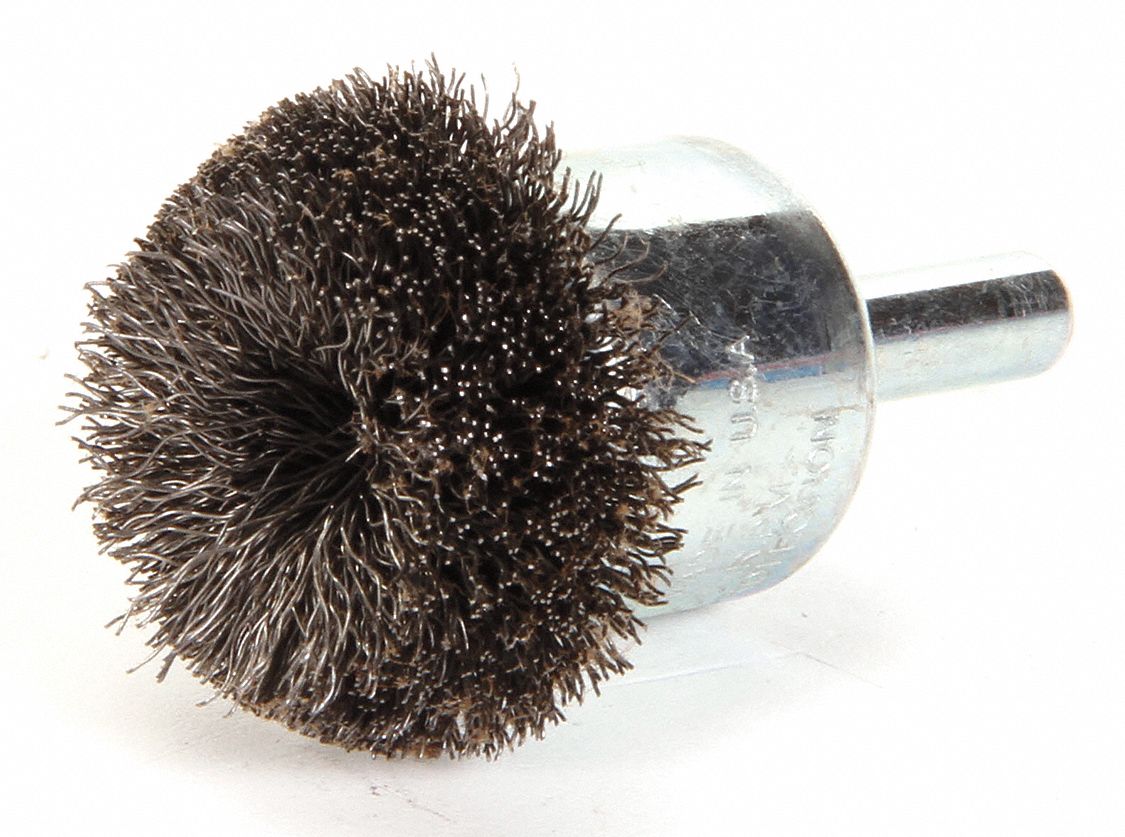 Flared Crimped Wire End Brush Steel
