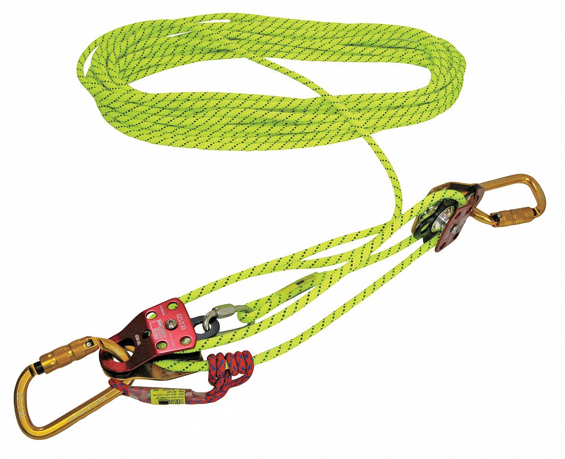 Rope and on sale pulley system