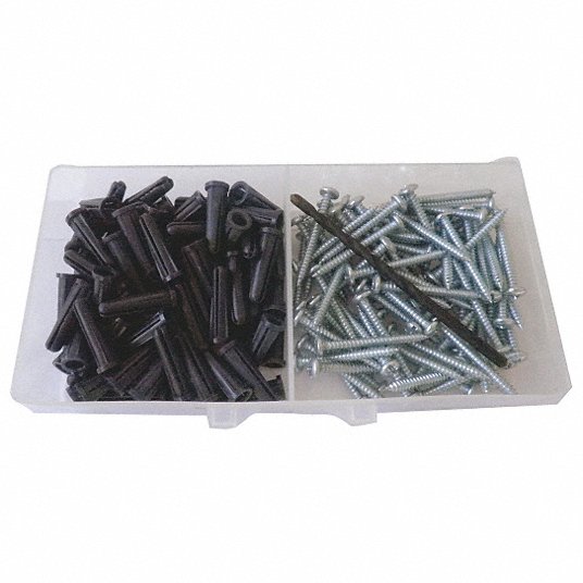 #10 Conical plastic anchor kit 