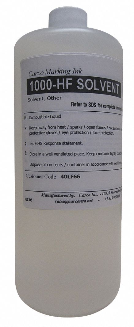 Marking Solvent: High-Flash,