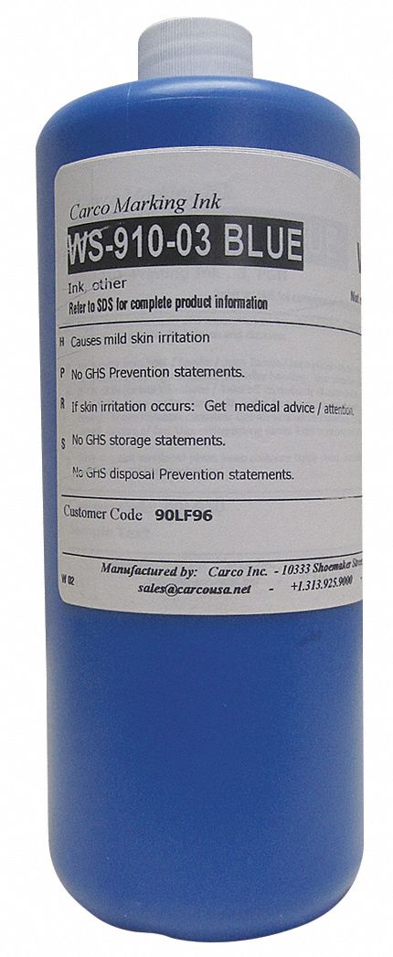 Marking Ink: Non-Haz,