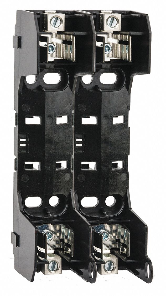FUSE BLOCK, FITS INDUSTRIAL FUSE TYPE, 2 POLES, 0 TO 30 A, 600V AC
