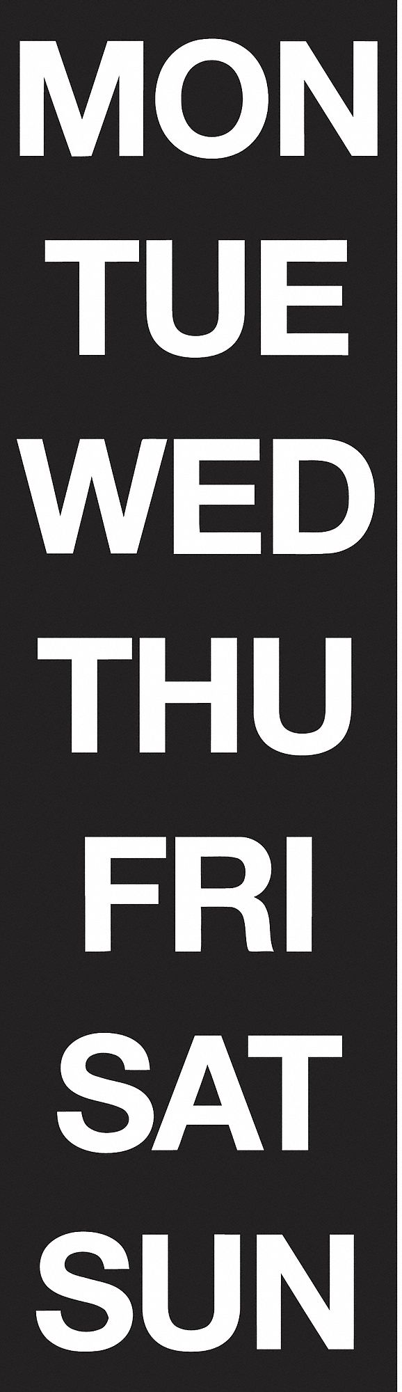 Magnetic Heading Letters Flexible Magnet