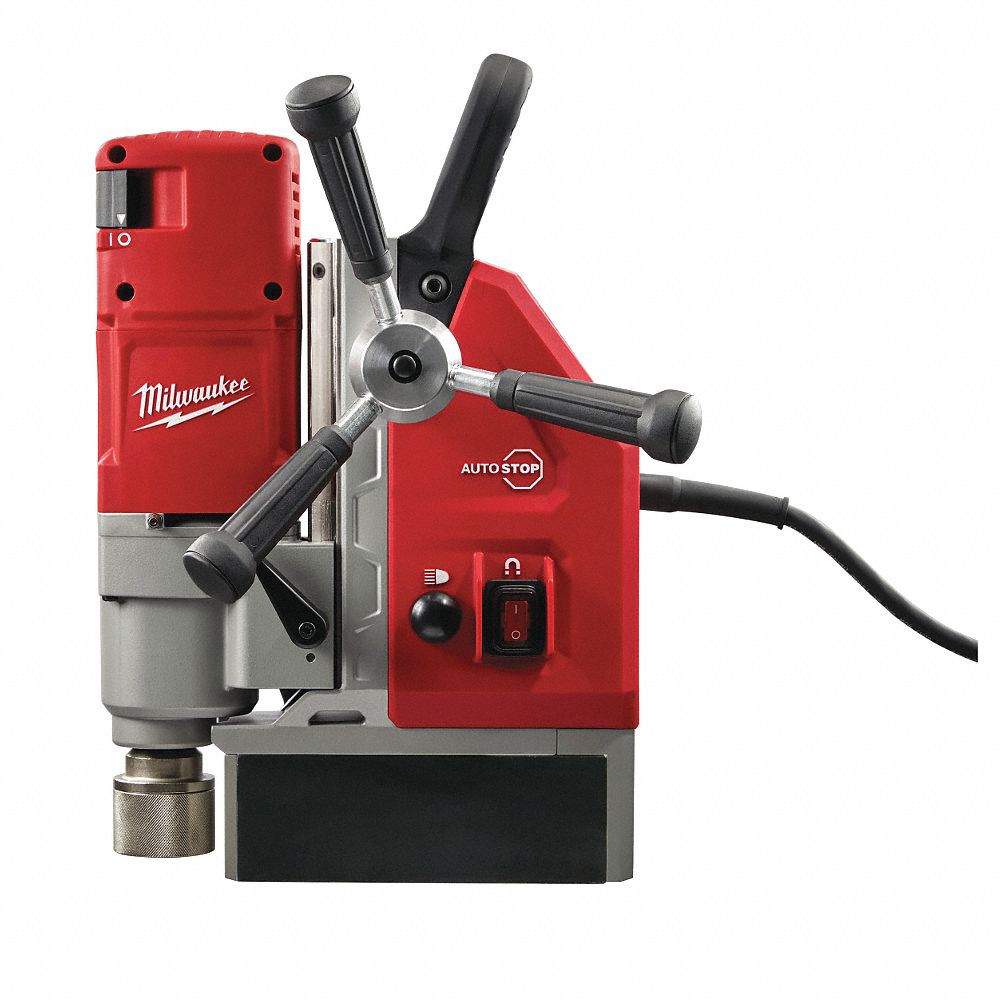 MAGNETIC DRILL PRESS, VARIABLE SPEED, 475 TO 730 RPM, ELECTRO, 5¾ IN DRILL TRAVEL