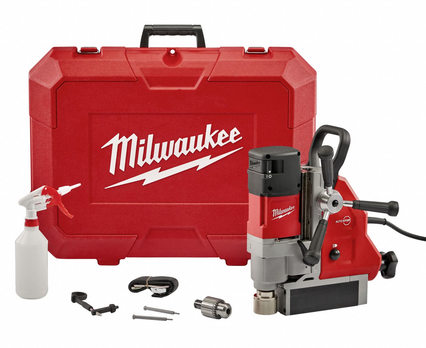 MILWAUKEE Drill Press, 120V AC, 1 5/8 in Capacity Steel, 475 to 730 No Load RPM