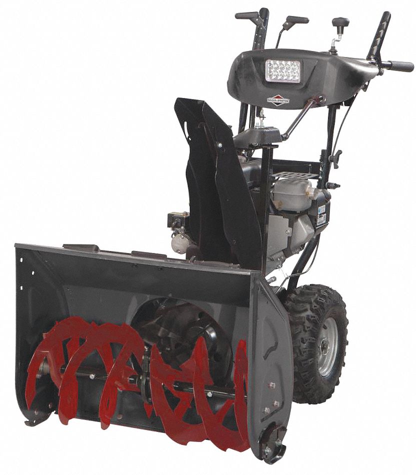 BRIGGS & STRATTON Snow Blower, Clearing Path 27 in, Fuel Type Gas, 12