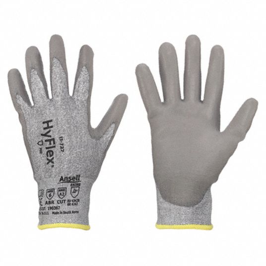 Ansell HyFlex 11-727 Cut Protection Work Gloves for Men and Women, Medium  Duty, Abrasion protection for Mechanics/Automotive work and Landscaping