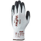 COATED GLOVES, M (8), ANSI CUT LEVEL A4, DIPPED PALM, PUR, SANDY, WHITE