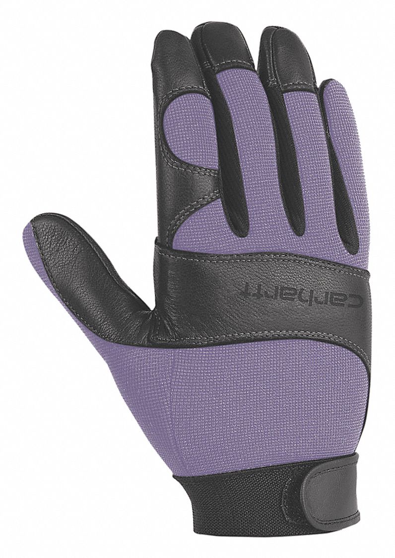 Mechanics Gloves, Women's L, Blue/Blk, PR