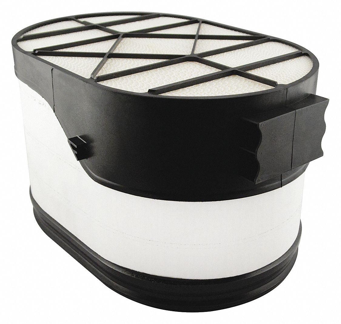 Automotive Air Filter: Round-Oval, Engine, Oblong, Channel Flow, Cellulose/Paper