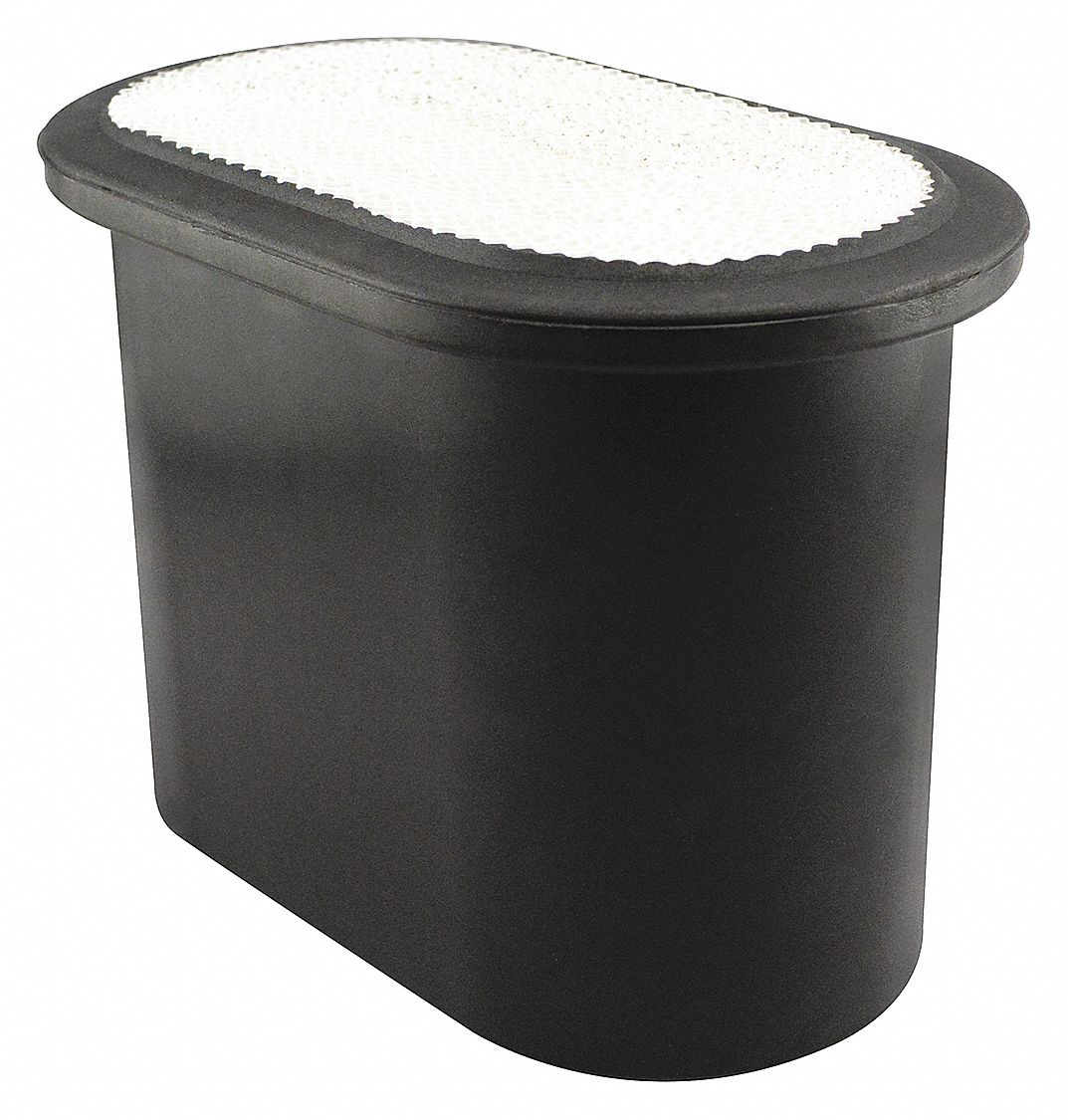 Automotive Air Filter: Round-Oval, Engine, Oblong, Channel Flow, 7 1/8 in Overall Ht