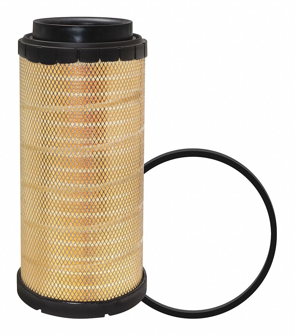 Automotive Air Filter: Round-Oval, Engine, Round, Radial Seal, 3 25/32 in Inside Dia