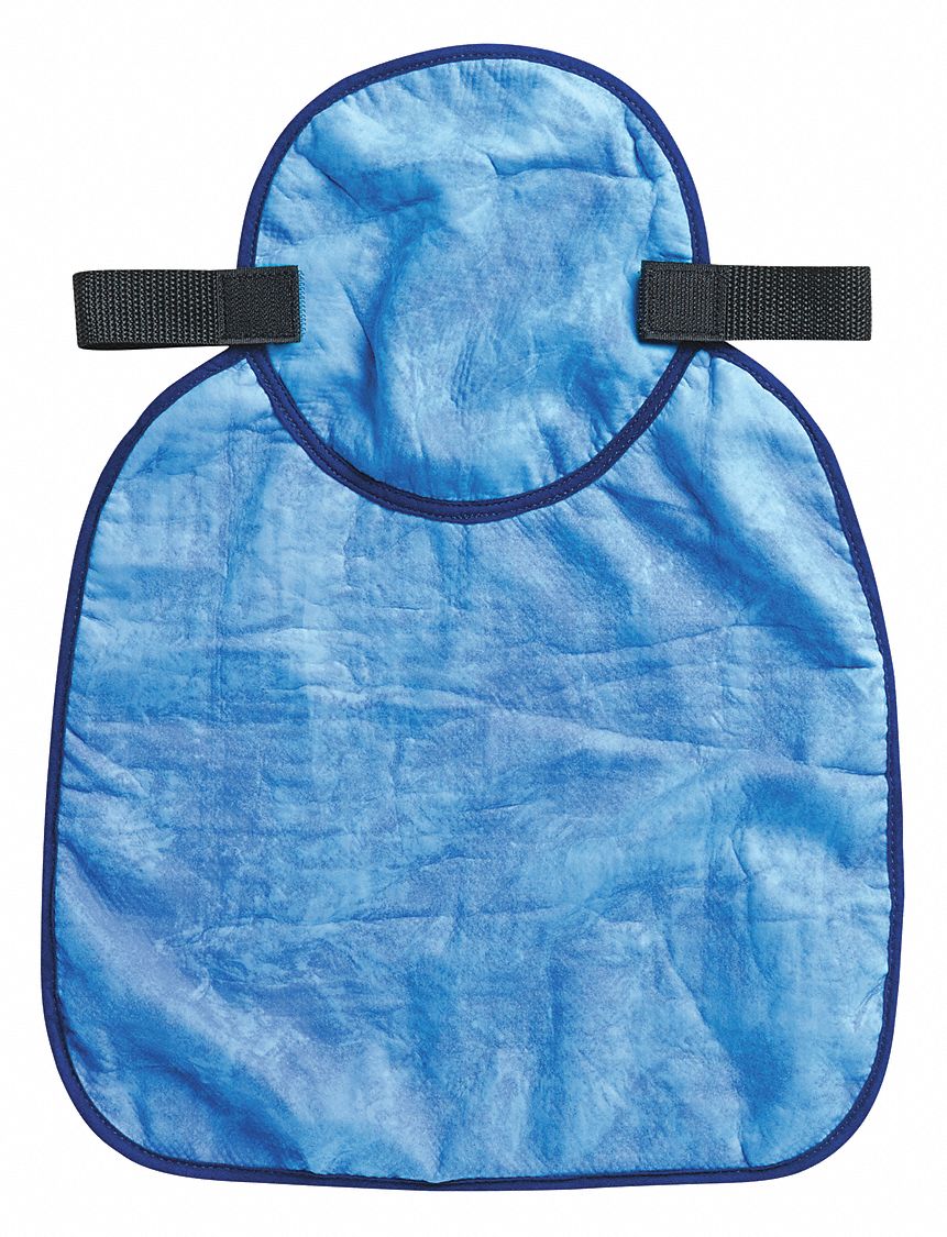 COUSSIN CASQUE SÉCURITÉ ET CACHE-COU, 9¾X12½ PO, COTON, PVA, BLEU