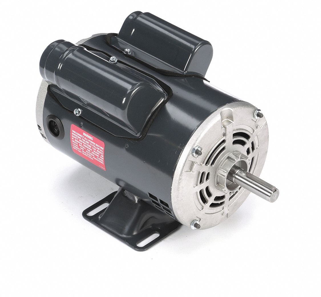 General Purpose Motor: Single Phase, 3/4 hp, 115/230V AC, 56 Frame Size, 5/8 in x 1 7/8 in, B