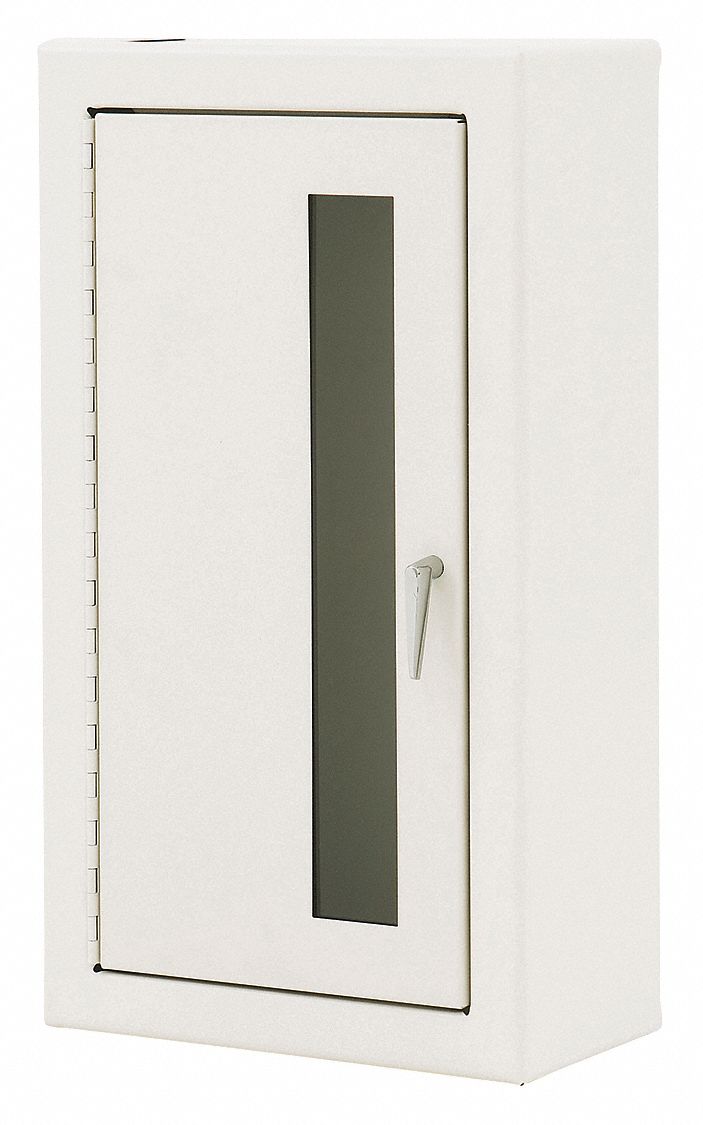 FIRE EXTINGUISHERCABINET,20-1/2INH,WHITE