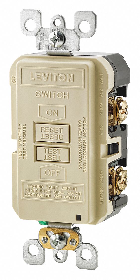 Receptacle: 125V Ivory,