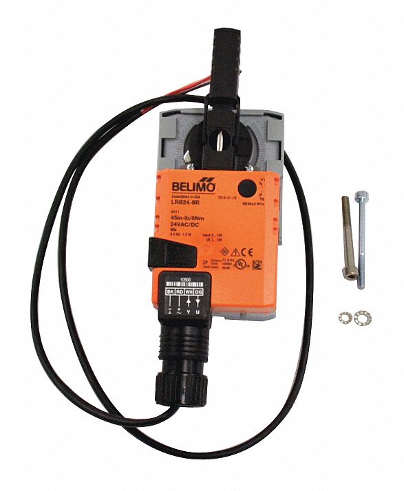 BELIMO 24V AC/DC Proportional NonSpring Return Damper Actuator, 22