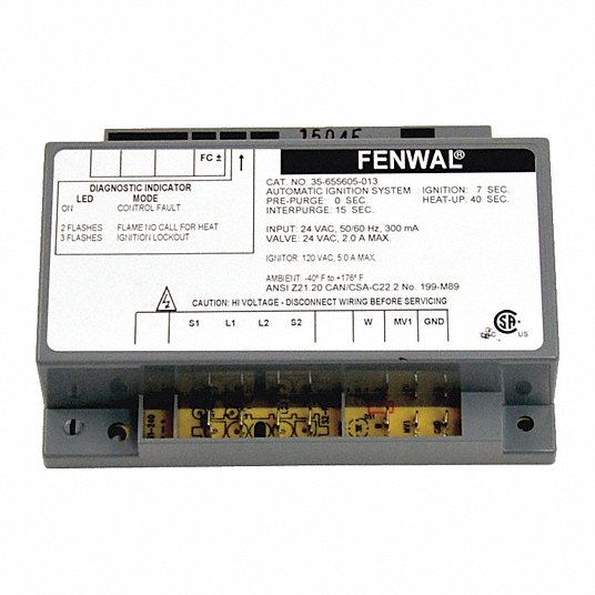 Control Board, 24V: Fits Fenwal Ignition Controls Brand