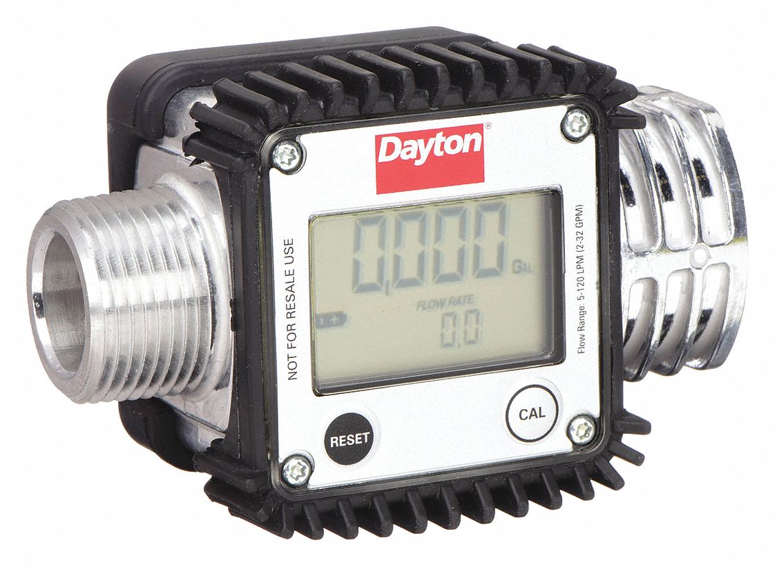 FLOWMETER DIGITAL 1IN 1.3 TO 32 GPM