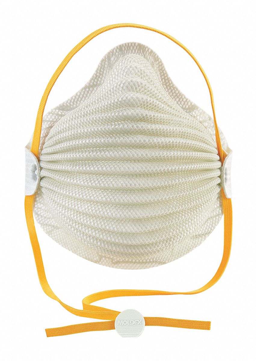 PARTICULATE RESPIRATOR, AIRWAVE, SMARTSTRAP, CLOTH/DURA-MESH/LATEX, S, N95, NIOSH