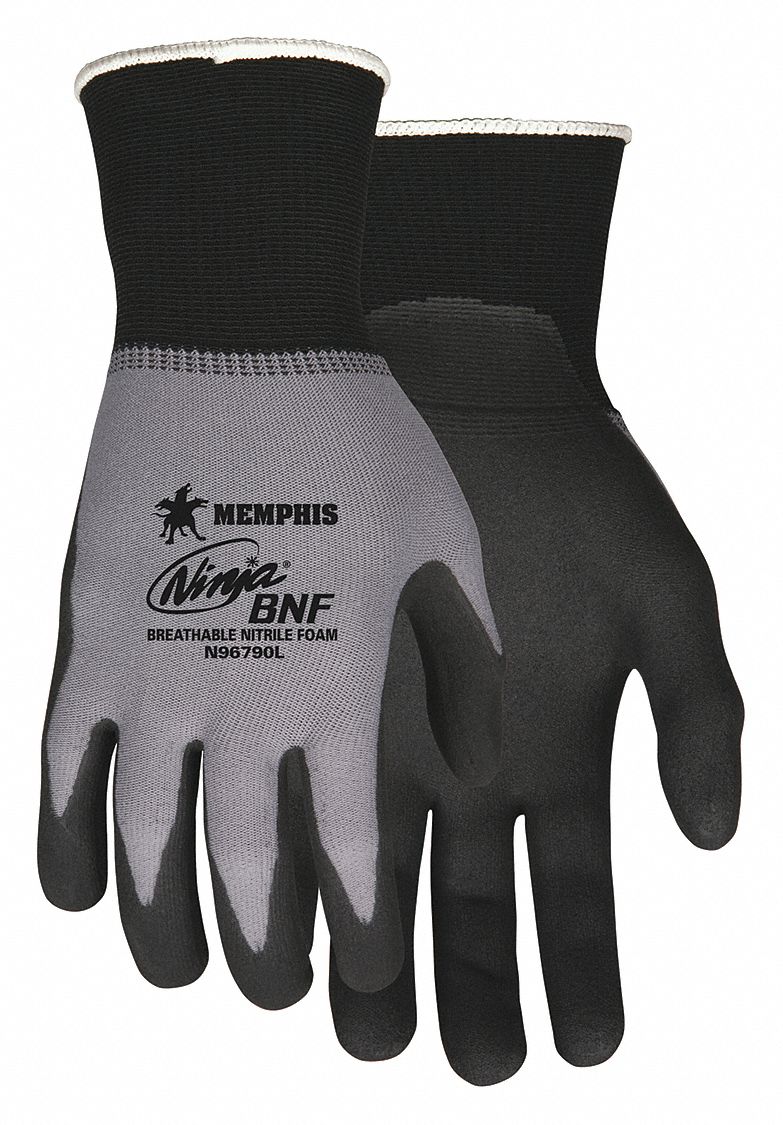 Coated Gloves Palm and Fingers XS 9 PR