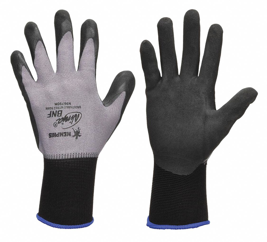 VF, Coated Glove, Palm/Fingers, M, 40P595, PR