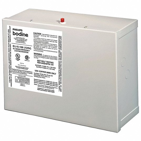 Bodine, Emergency Lighting Inverter, 277V AC Input Voltage, 277V