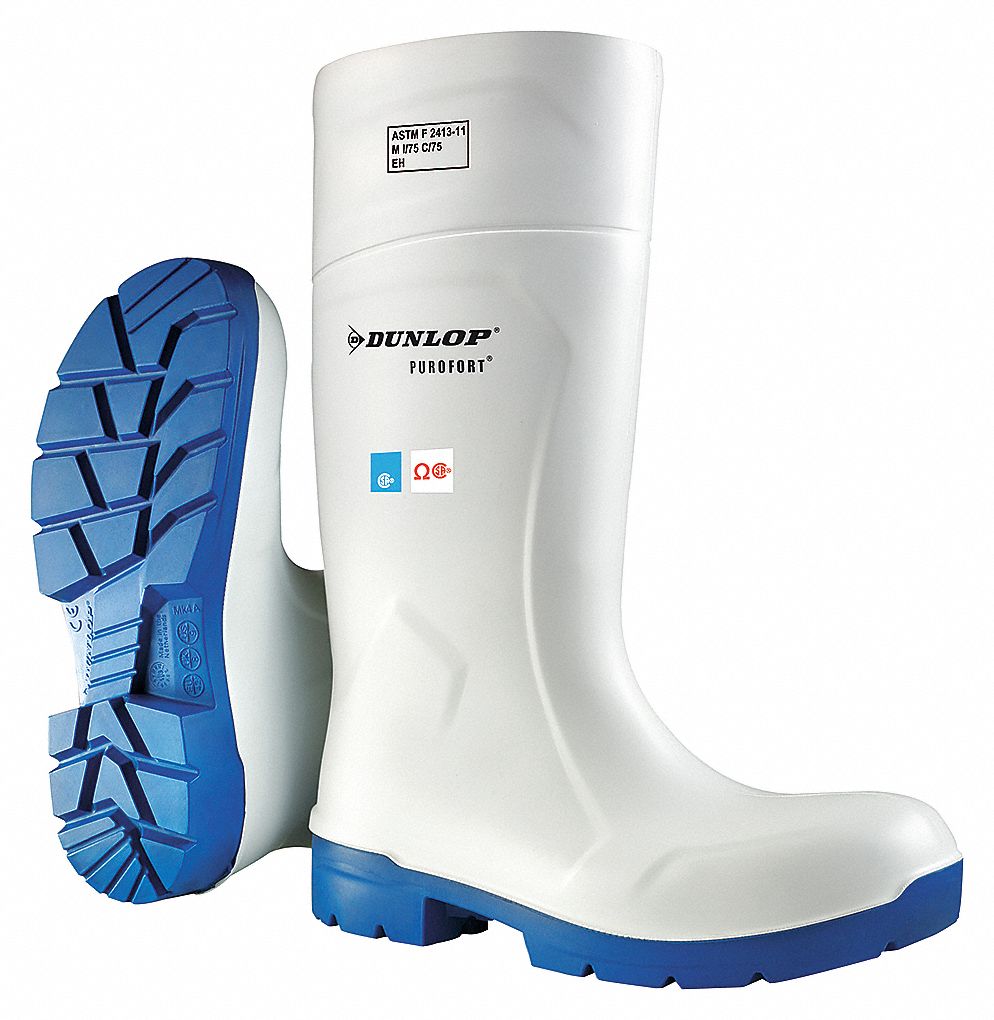 WHITE SERVUS NON SLIP 12 DAIRY / FISHING BOOTS: Durable, quality,  protective slip-resistant footwear.