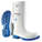 SAFETY BOOTS, FOODPRO/MEN'S/WATER/SLIP-RESISTANT/THERMAL INSULATE, WHT, SIZE 8, PE/STEEL/PUROFORT