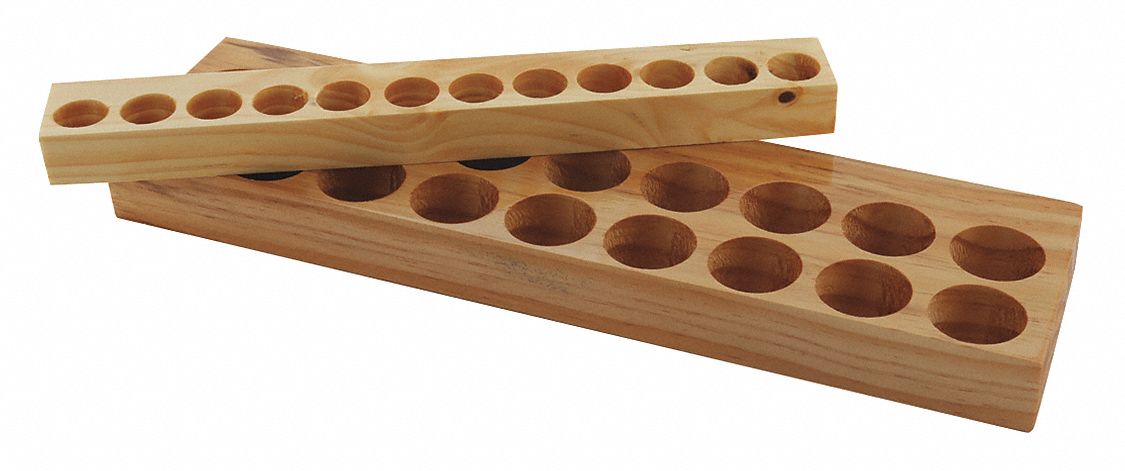 WOODEN COLLET HOLDING TRAY,ER20,HOLDS 12