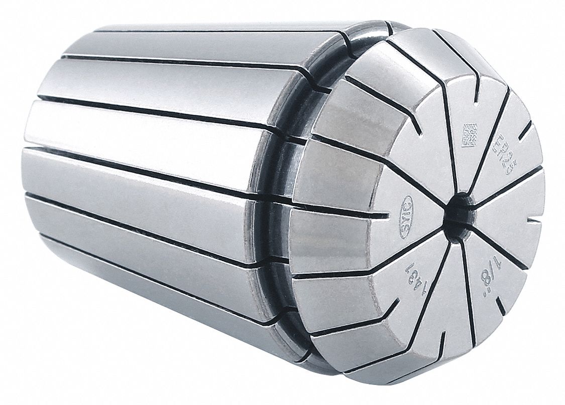 ER COLLET, SERIES ER25, 1/4 IN DIAMETER, FRACTIONAL INCH