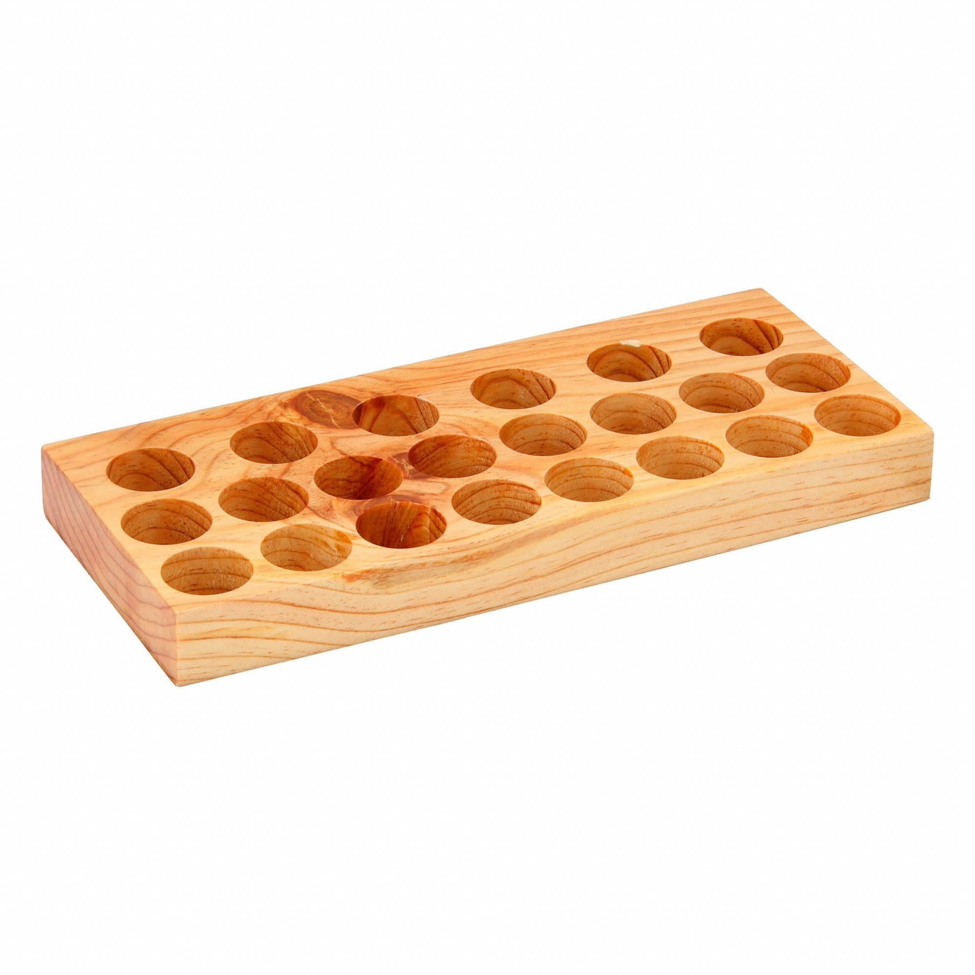 Wooden Collet Holding Tray, ER16, Holds 12