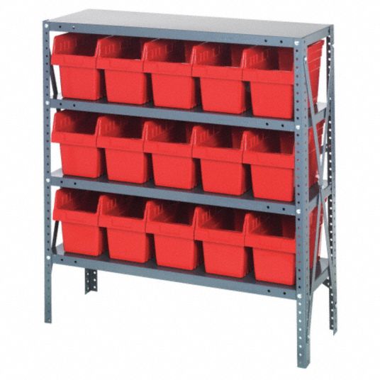 15 Bin Storage Rack