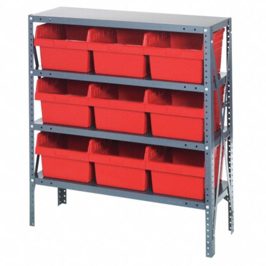 Quantum Storage Systems 36 In X 18 In X 39 In 1 Sided Bin Shelving 40n2071839 Sb810rd