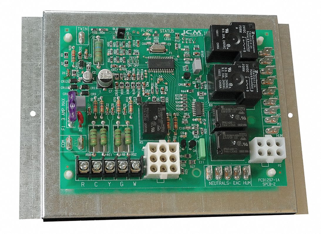 ICM Furnace Control Board, 120/240 Input Voltage, For Use With