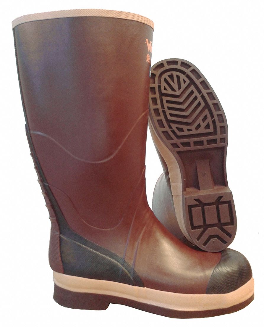 UNISEX INSULATED BOOTS, SIZE 9, NBR/NEOPRENE, BROWN, CSA/ASTM, 16 IN H, OIL-RESISTANT
