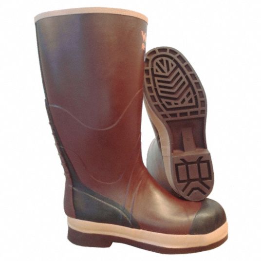 Steel toe rubber hot sale boots insulated