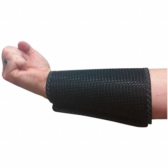 STEEL GRIP Cut Resistant Arm Guard, S, 7 In. L, PR 40N518BCN 8207