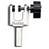 Aluminum Construction Micrometer Vise Head with a Smooth Nylon Jaw Face