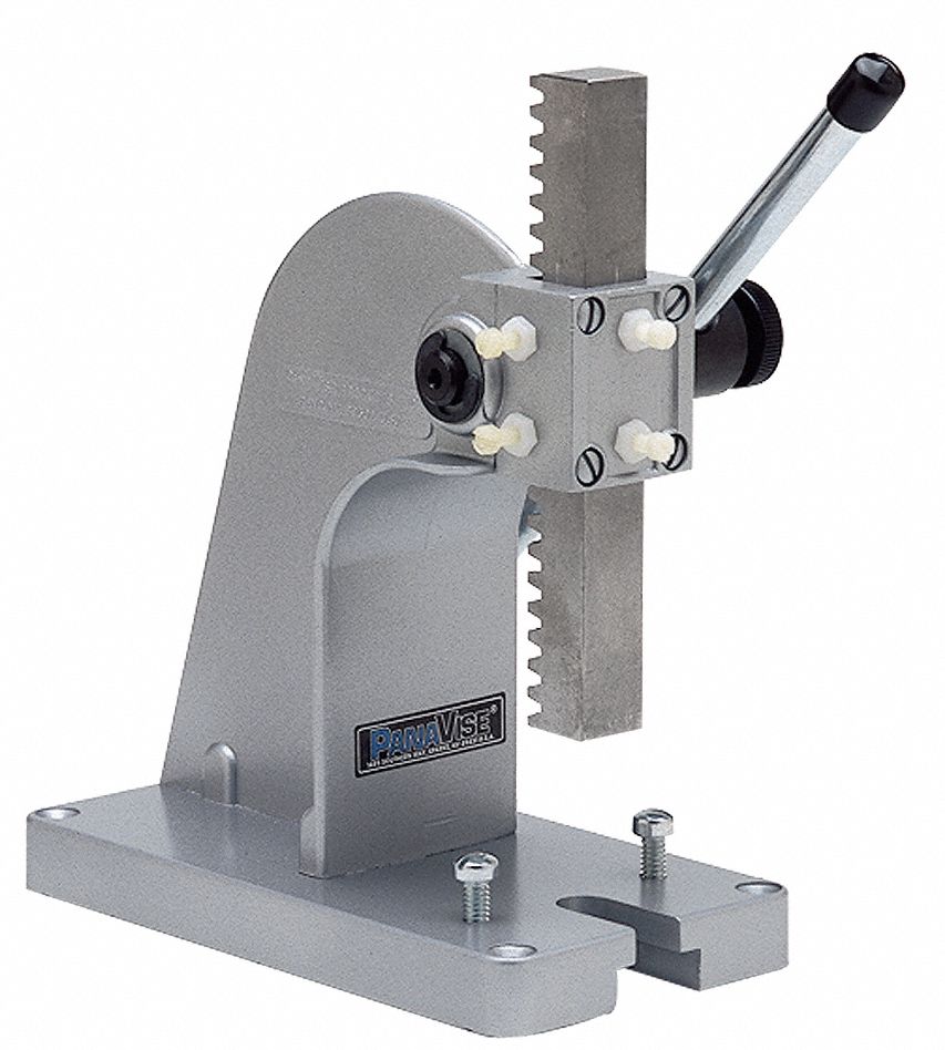 913480-2 Palmgren Arbor Press: 1 ton Force in Tons, 8 in Swing , 4