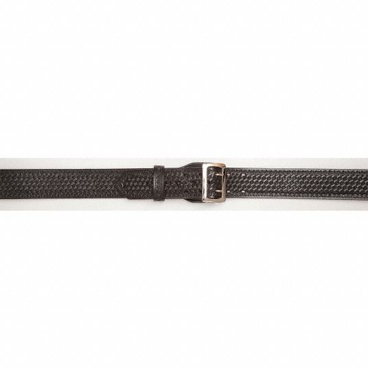 GOULD & GOODRICH, INC. Duty Belt: 50 in, 2 1/4 in Wd, Black Weave ...