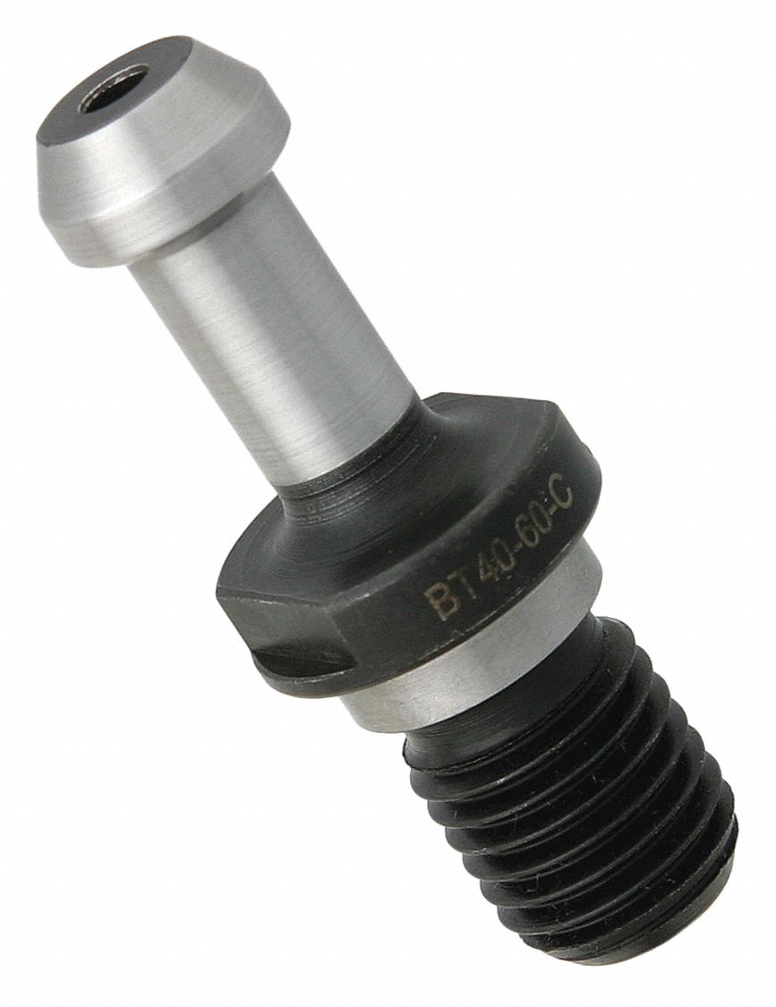 Retention Knob: Coolant Through, BT40 Taper, 90°, 15 mm Dia