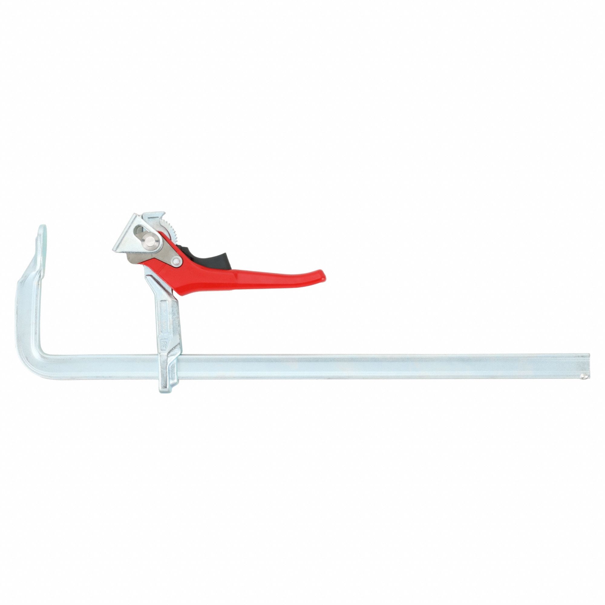 Bar Clamp: Medium Duty, Lever Handle, 20 in Jaw Opening - Max, 1, 200 lb Clamping Force