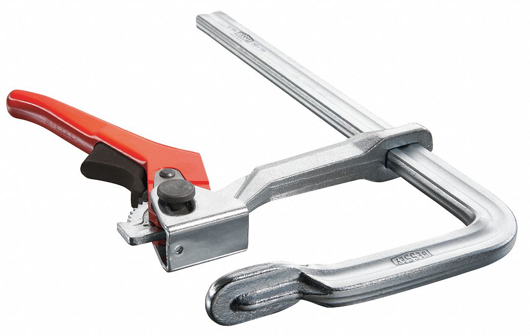BESSEY Rapid Action Lever Clamp,10 in Max. Jaw Opening (In.),1,800 lb